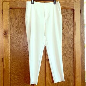 “a loves a” off white trousers size 10